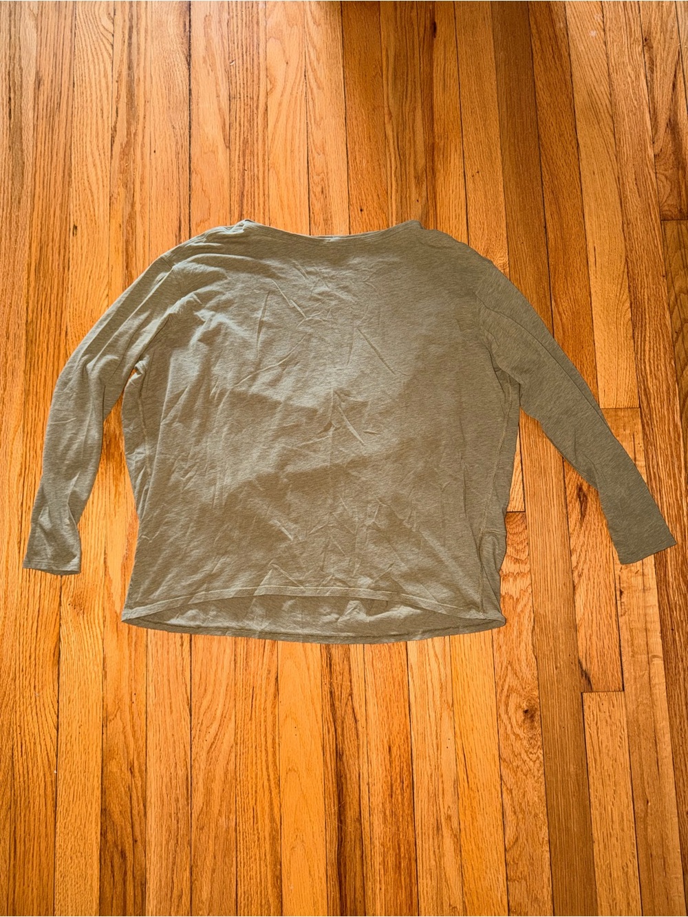 Lululemon Lightweight Olive Green Long Sleeve Top
